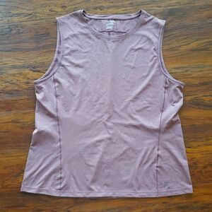 NWOT Arcteryx Womens Sleeveless Mauve Remige Athletic Hiking Top Size Large